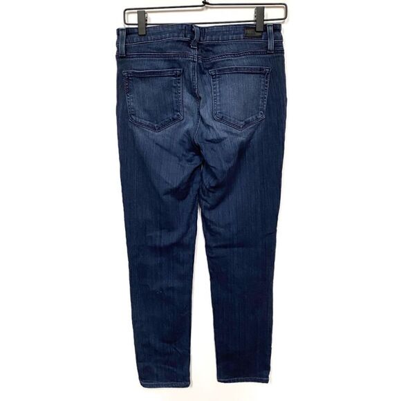 PAIGE Skyline Skinny Jeans Dark Blue Denim Designer 28 - Picture 3 of 16